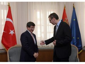 Davutoğlu, Sırp Mevkidaşı Dacic Ve Sırbistan Başbakanı Vucic’le Görüştü