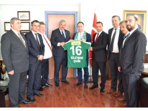 Bursaspor Yönetiminden Şahin’e Ziyaret