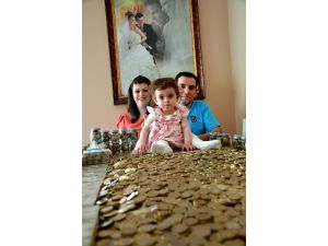 7 Yılda Para Üstü Olarak Verilen Bozuk Paralardan 29 Bin Lira Biriktirdi