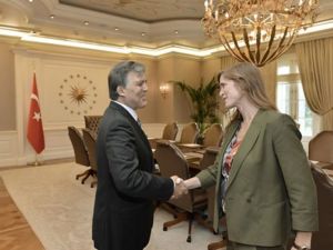 Gül Bm Heyetini Kabul Etti