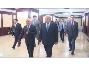 Azeri Mevkidaşıyla Görüştü