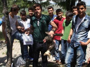 (Özel Haber) Okulu Bitirince Tavuk Kesti