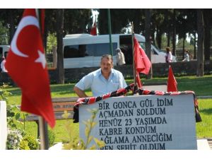 Şehitlikte Buruk Babalar Günü
