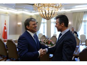 Cumhurbaşkanı Gül, Rasmusseni Kabul Etti