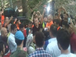 Minik Baran Ailesine Kavuştu