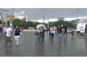 Gökyüzü Aniden Karardı Sonrası Yağmur
