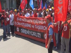 Disk, Soma’da Yürüyüş Düzenledi