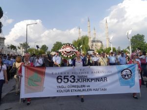 653’üncü Tarihi Kırkpınar Etkinlikleri Edirnede Başladı
