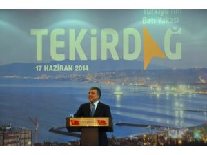 Cumhurbaşkanı Gül, Tekirdağ’da Onuruna Verilen Yemeğe Katıldı