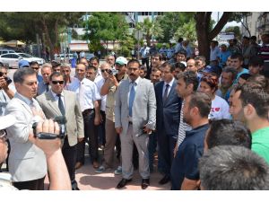 Somada Eylemci İşçiler Dağıldı