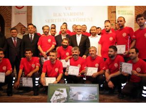 İhh Arama Kurtarma Ekipleri Sertifikalarına Kavuştu