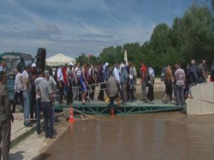 Kırkpınar Güreşlerine Seyyar Köprüyle Destek