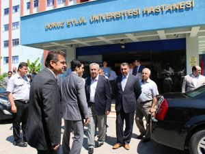Bülent Arınç’tan Ağabeyine Hasta Ziyareti