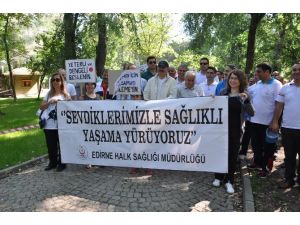 Sağlık İçin Yürüdü Bisiklet Sürdü