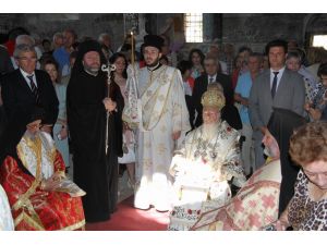Fener Rum Patriği Bartholomeos Kapadokyada Pazar Ayinini Yönetti