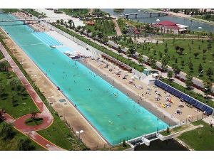 Eskişehirde Plaj Sezonu Açıldı