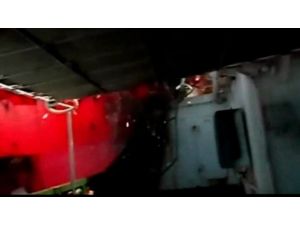 Gemi Balıkçı Teknesine Böyle Çarptı