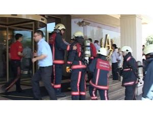 Akgün Otel’de Yangın Paniği