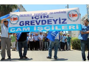 Cam İşçilerinin Grevi Devam Ediyor