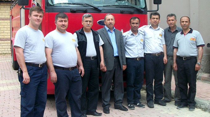 B.B. Ilıca İtfaiye Ekibi 15 Mahalleye Bakıyor