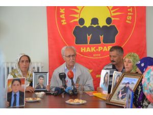 Çocukları Dağa Kaçırılan Aileler Hak-par’ı Ziyaret Etti