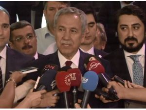 Arınç: “Çatılara Girmeyin”