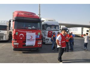 Kızılay Iraktaki Türkmenlere Yardım Gönderdi