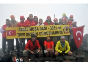 İstanbuldan Gelip Gümüşhane Dağlarını Gezdiler