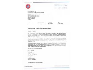 Beşiktaş’a Uefa’dan Resmi Davet Geldi