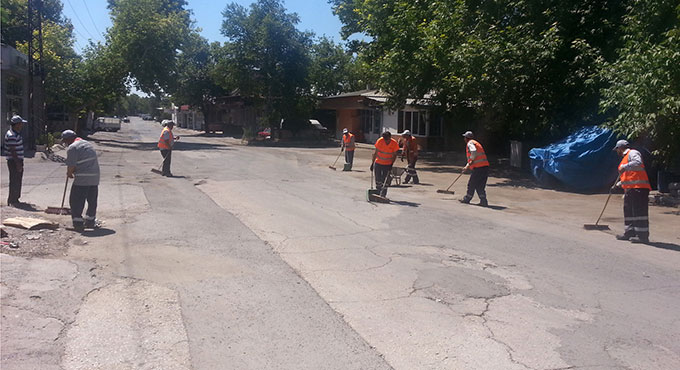 Mobil Temizlik Ekibi Görev Başında…