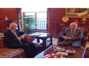 İhsanoğlu Çiçek’le Görüştü