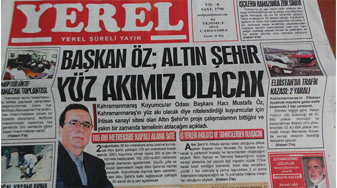 Alkışlar Kuyumcular Odası Başkanı Mustafa Öz için!...