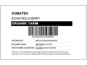 Sebze Ve Meyvede Künye Dönemi