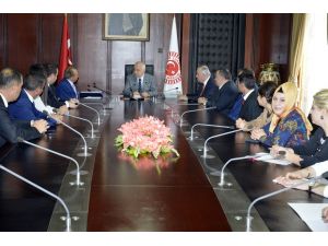 Kent Konseyi’nden Tbmm Başkanı Çiçek’e Ziyaret