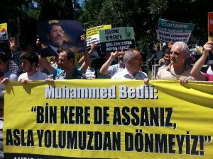 1. Yıl Dönümünde Mısır Darbesine Protesto