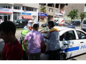 Bilecik’te Motosiklet Sürücülerine Uygulama Yapıldı