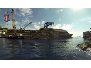 Dev Gemi Dik Konuma Getirildi