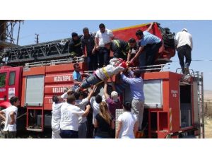 Beli Tutuldu İnşaatta Mahsur Kaldı
