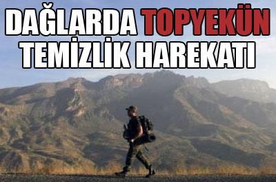 Dağlarda topyekün temizlik 
