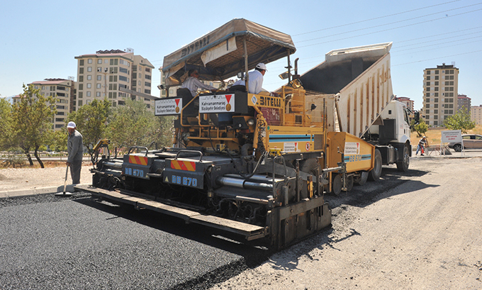 Asfalta Haydarbey Mahallesi’nde Devam