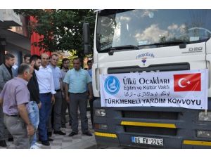 Ülkü Ocakları’nın Türkmeneli İçin Topladığı Yardımlar Yola Çıktı
