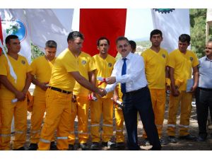 Yangın İşçileri İlk İş Günlerine Yangın Tatbikatı İzleyerek Başladı