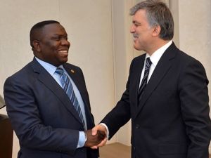 Cumhurbaşkanı Gül, Zambiya Dışişleri Bakanını Kabul Etti