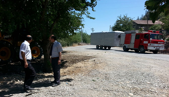 İtfaiye Müfrezesi Göreve Başladı