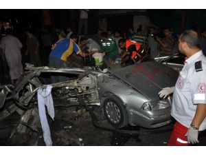 İsrail Gazze’de Basın Aracını Bombaladı