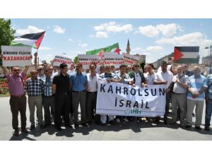 Sivasta Gazze Protestosu