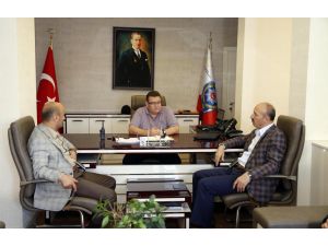 Başkan Altunay’dan İlçe Emniyet Müdürü Kayadelene Ziyaret