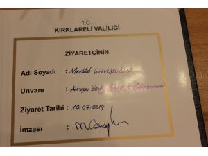 Bakan Çavuşoğlu Kırklarelinde