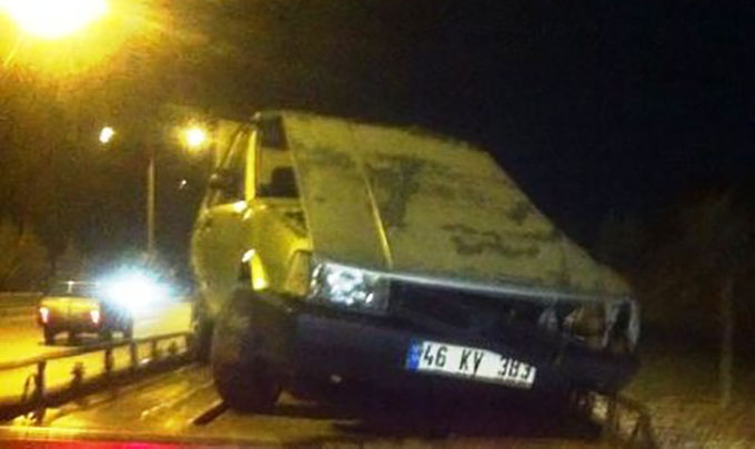 Kahramanmaraş’ta Kaza: 1 Ağır Yaralı