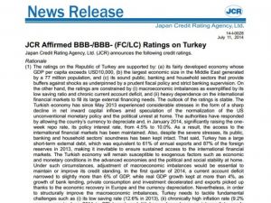 Türkiye&rsquo;nin Kredi Notunu Değiştirmediler